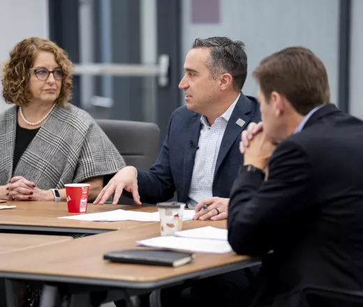 Tony Collins speaks to the Workforce Development Table of Experts