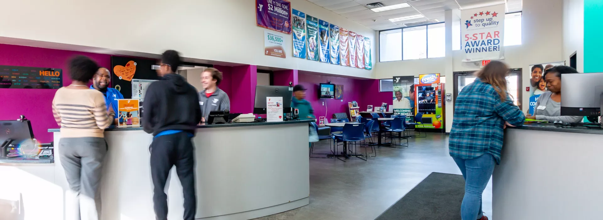 North YMCA Lobby
