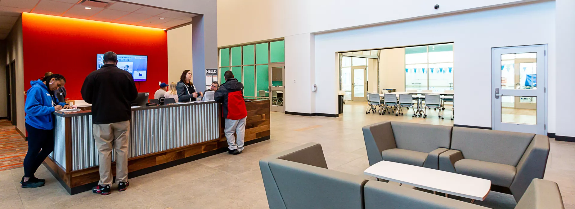 Reynoldsburg YMCA Lobby